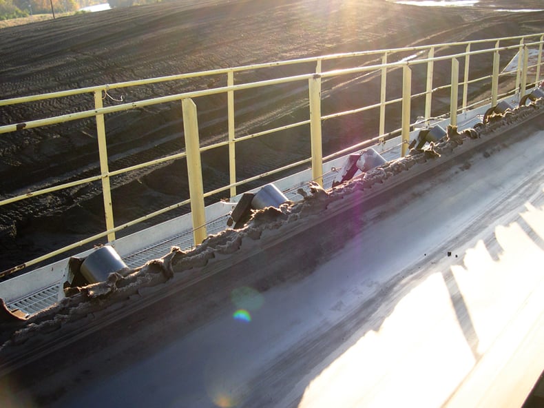 A damaged conveyor belt will not perform to its full potential