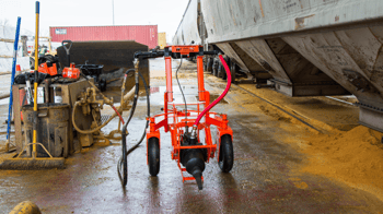 Impacting Railcar Opener, Train Car, Material