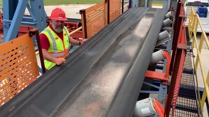 Keeping conveyor belts properly aligned is essential to reducing problems down the line