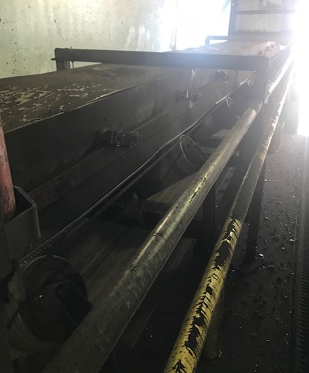 Conveyor Belt Sag allows for gaps where dust can escape