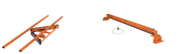 There are two common types of Tail Pulley Protection Plows
